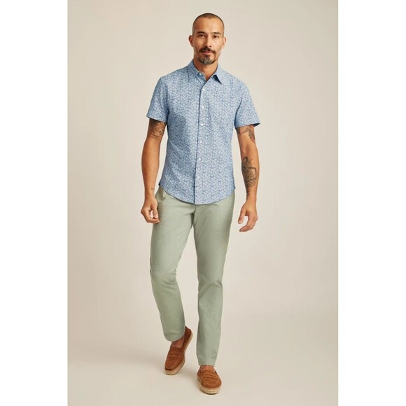 Bonobos Riviera Short Sleeve Men's Shirt Buttondown Printed Slim Fit S 283219 - Picture 1 of 5